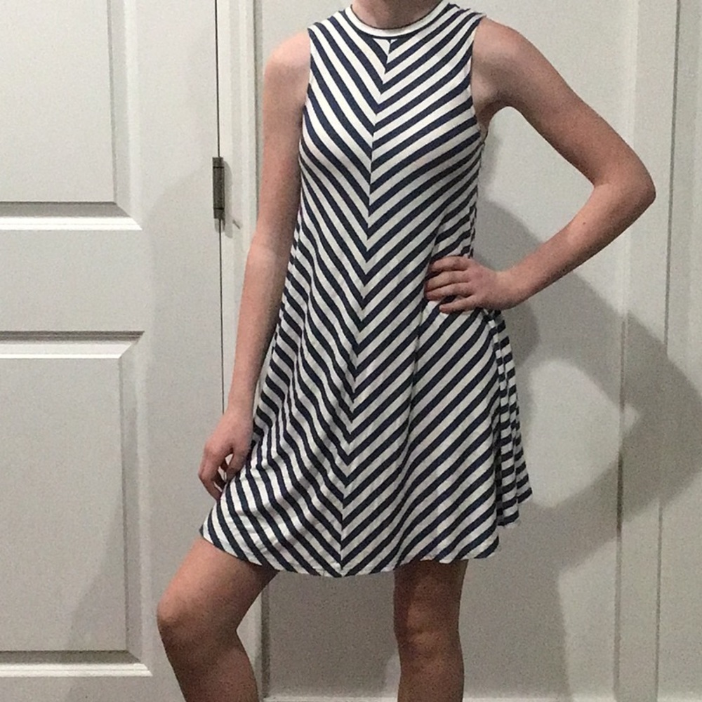 Tucker & Tate Girls large (10-12) like new striped dress